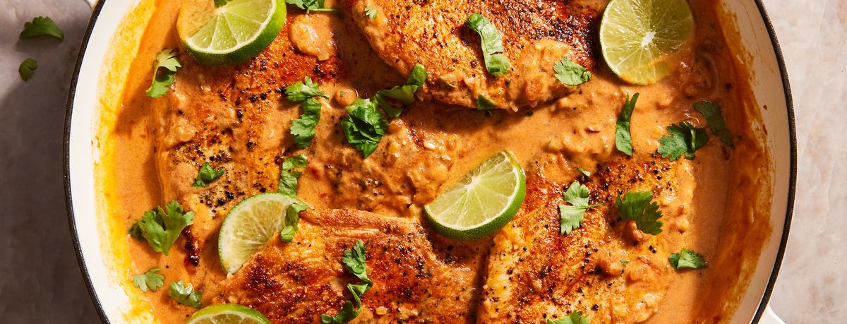 Simple One-Pan Coconut-Lime Chicken