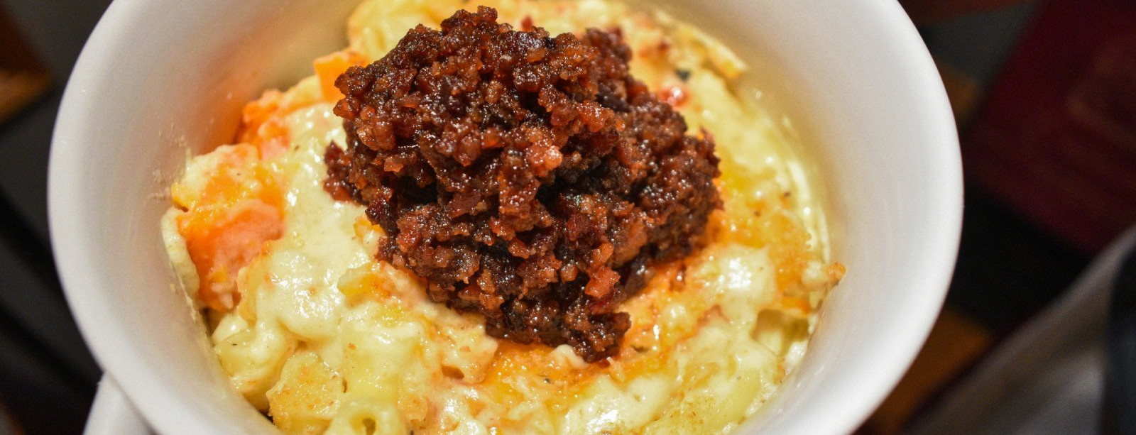 Mac & Cheese with Bacon Jam