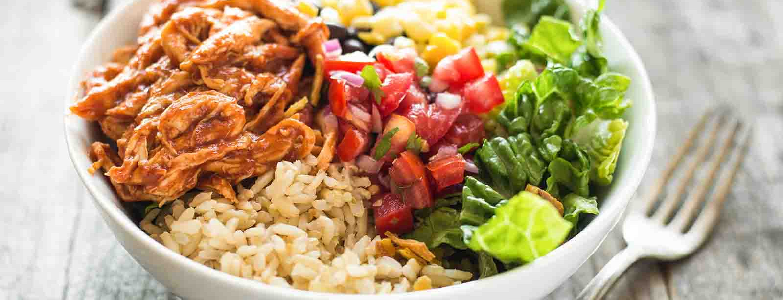 Meal-Prep Chicken Burrito Bowls