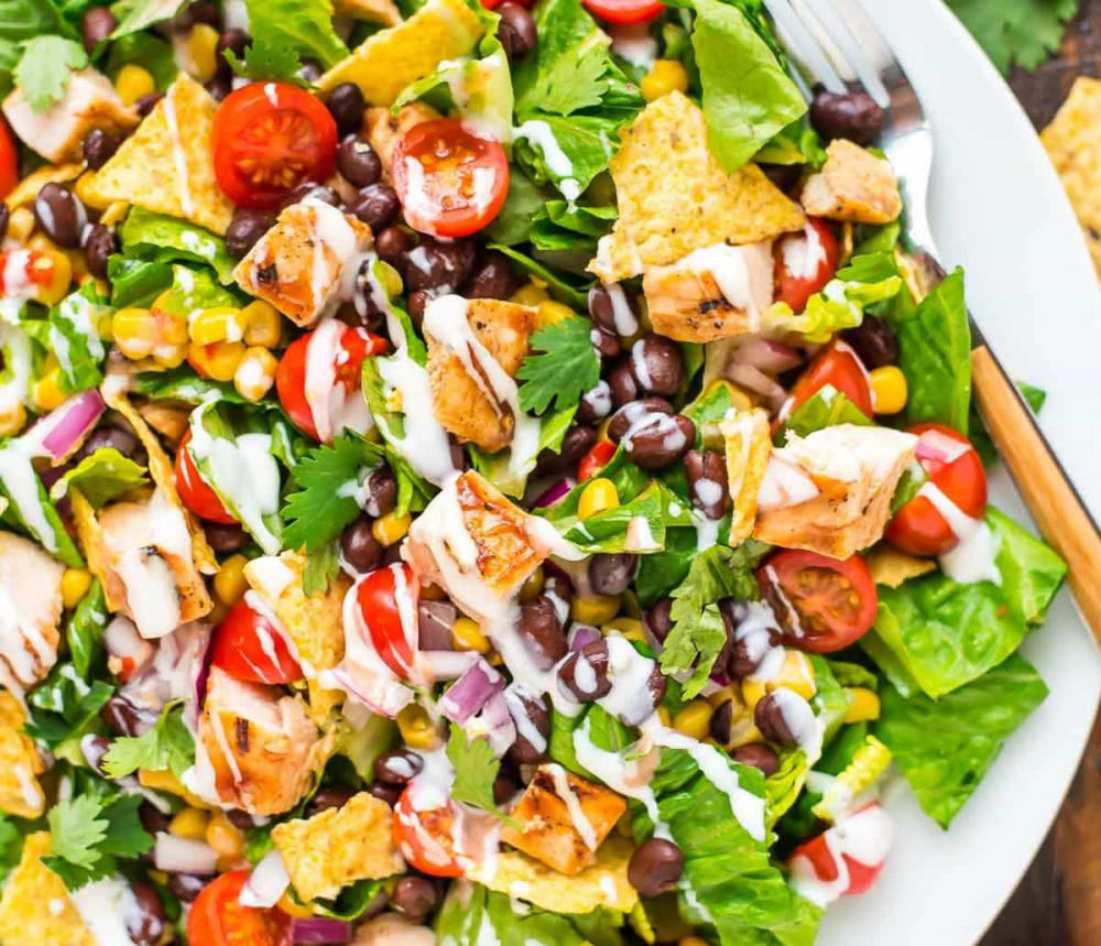 Healthy BBQ Chicken Salad