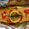 Salmon Parcels with Cayenne Potatoes